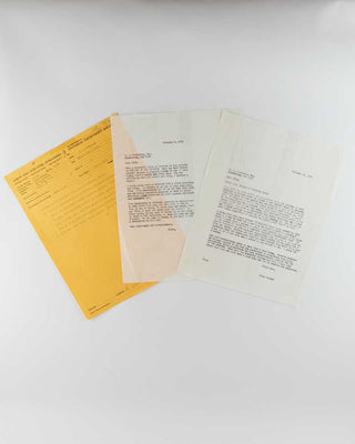 WODEHOUSE, P.G. Annotated typescript draft of Service with a Smile . [[bmid:2126345g]]