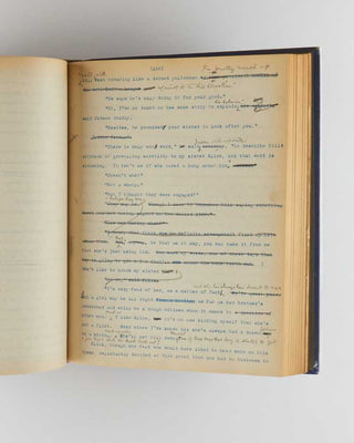 WODEHOUSE, P.G. Annotated typescript draft of Bill the Conqueror . [[bmid:2126346b]]