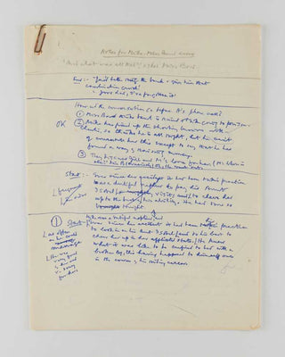 WODEHOUSE, P.G. Complete typescript draft of Do Butlers Burgle Banks ? [[bmid:2126348e]]