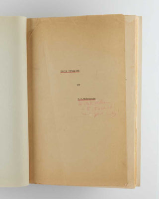WODEHOUSE, P.G. Annotated typescript of Uncle Dynamite .
