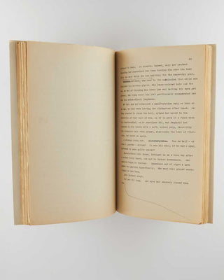 WODEHOUSE, P.G. Annotated typescript of Uncle Dynamite . [[bmid:2126350c]]