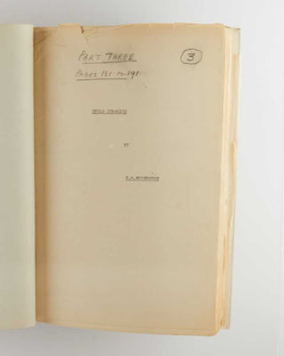 WODEHOUSE, P.G. Annotated typescript of Uncle Dynamite . [[bmid:2126350h]]