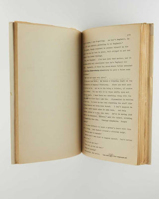 WODEHOUSE, P.G. Annotated typescript of Uncle Dynamite . [[bmid:2126350i]]
