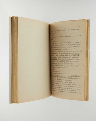 WODEHOUSE, P.G. Annotated typescript of Uncle Dynamite . [[bmid:2126350j]]