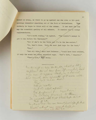 WODEHOUSE, P.G. Annotated typescript draft of Quick Service. [[bmid:2126351c]]