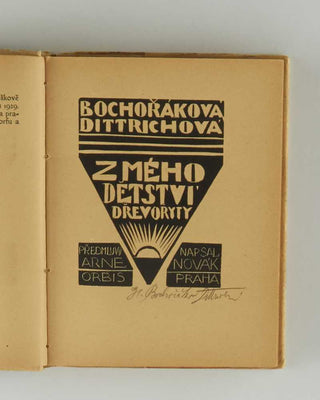BOCHOŘÁKOVÁ-DITTRICHOVÁ, Helena. Z mého dětství: dřevoryty [From My Childhood: Woodcuts]. [[bmid:2126412b]]