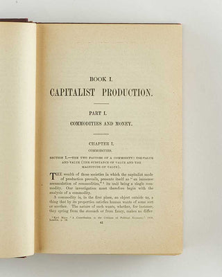 MARX, Karl; Friedrich ENGELS (editor); Ernest UNTERMANN (translator). Capital: A Critique of Political Economy. [[bmid:2126467e]]