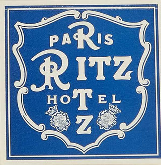 ANON. Ritz Hotel, Paris.
