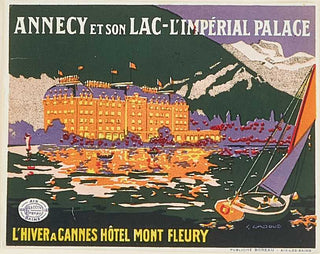 GADOUD, C (1905-1991). Hotel Imperial Palace, Annecy.