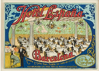 ANON. Hotel Espana, Barcelona.