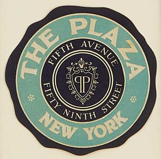 ANON. The Plaza, New York.