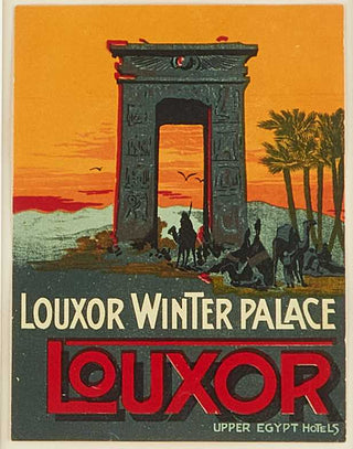 BORGONI, Mario (1869-1936). Louxor Winter Palace Hotel.