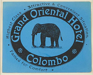 ANON. Grand Oriental Hotel, Colombo.