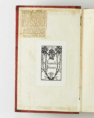 MALCOLM, John, Sir. Histoire de la Perse, depuis les tems les plus anciens jusqu’a l’époque actuelle; suivie d’observations sur la religion, le gouvernement, les usages et les mœurs des habitans de cette contrée. Traduit de l’anglais ... [[bmid:2126635b]]