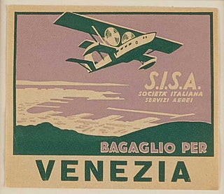 ANON. S.I.S.A. Societa Italiana Servizi Aerei Bagaglio per Venezia.