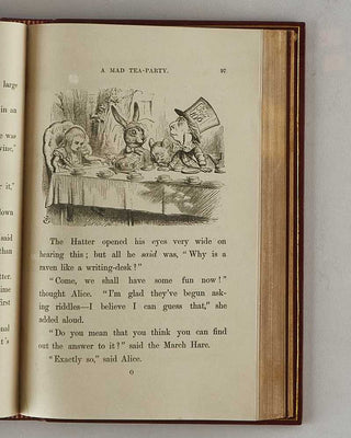 CARROLL, Lewis (pseudonym for: Charles DODGSON); John TENNIEL (illustrator). Alice’s Adventures in Wonderland. With Forty-Two Illustrations. [[bmid:2126643f]]