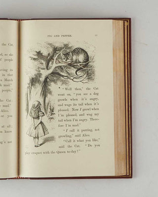 CARROLL, Lewis (pseudonym for: Charles DODGSON); John TENNIEL (illustrator). Alice’s Adventures in Wonderland. With Forty-Two Illustrations. [[bmid:2126643l]]