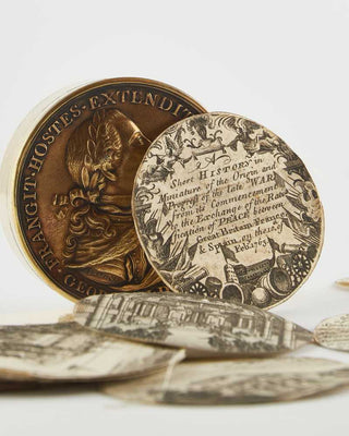 [SCHRAUBTALER.] A Short History in Miniature of the Origin and Progress of the Late War from its Commencement to the Exchange of the Ratification of Peace between Great Britain France & Spain, on the 10th of Feb. 1763 [[bmid:2126644b]]
