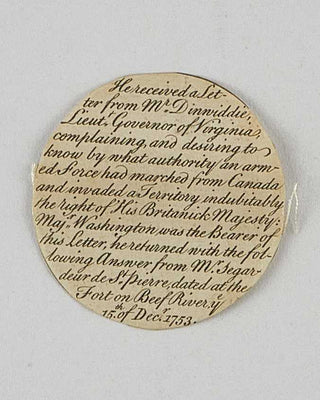 [SCHRAUBTALER.] A Short History in Miniature of the Origin and Progress of the Late War from its Commencement to the Exchange of the Ratification of Peace between Great Britain France & Spain, on the 10th of Feb. 1763 [[bmid:2126644e]]