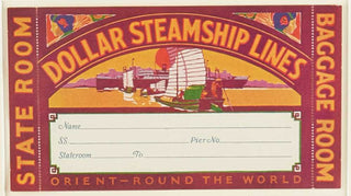ANON. Dollar Steamship Lines, Orient - Round the World.