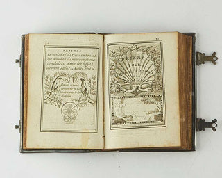 DUVAL, N[icolas]. Nouvelles heures gravées au burin, dédiées au Roy. [[bmid:2126701d]]