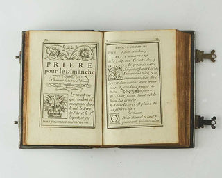 DUVAL, N[icolas]. Nouvelles heures gravées au burin, dédiées au Roy. [[bmid:2126701f]]