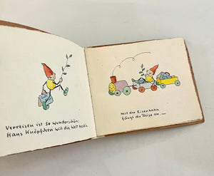 MANUSCRIPT JUVENILE - REIN, Helga (author and illustrator). Knöpfchen will reisen [Little Button Wants to Travel - 1930s' manuscript German juvenile].