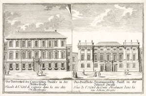 Facade de L'Hotel de Capara dans la rue dite Walterstrasse