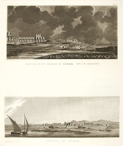 Luxor (2 views, one in a storm