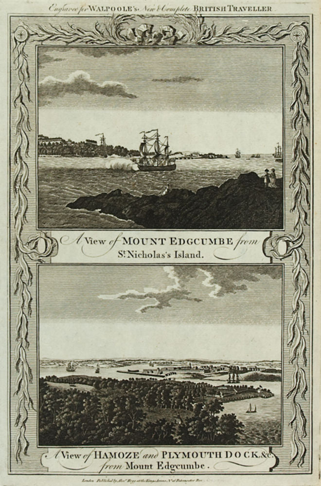Mount Edgecumbe and Hamoze and Plymouth Dock
