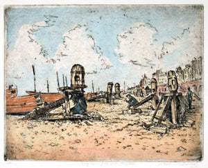 Capstains and fishing boats, Brighton