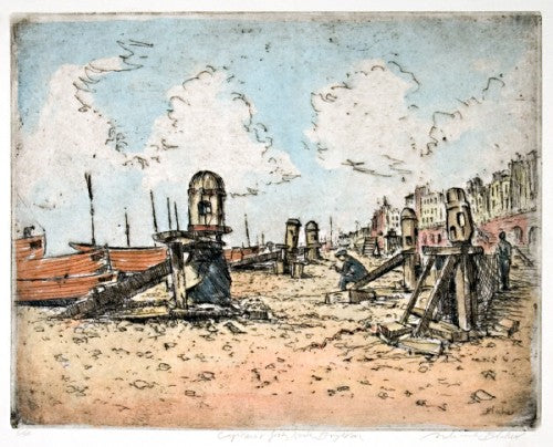 Capstains and fishing boats, Brighton