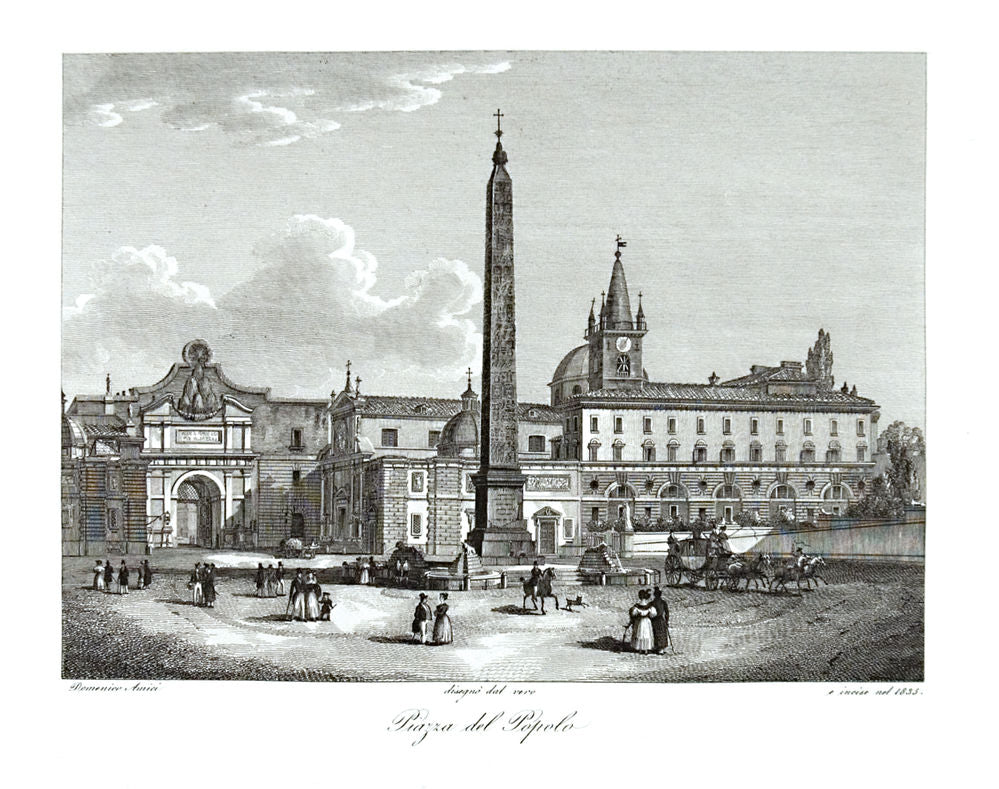 Piazza del Popolo 1835