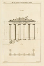 Load image into Gallery viewer, The Temple of Concorde at Rome, plate I