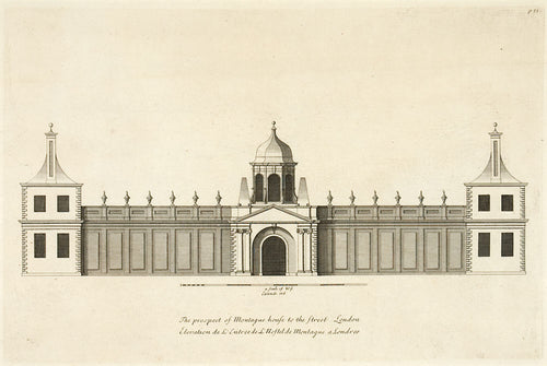 Montague House to the Court in Great Russell Street London, (3