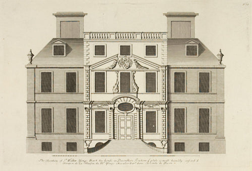 The elevation of Sr. Walter Yonge Bart His house in Devonshire