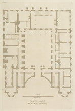 Load image into Gallery viewer, The North prospect of Cholmondeley Hall in Cheshire, (2 plates: elevation