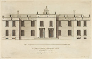 The East prospect to the Gardens of Beddington Place in Surrey