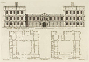 The Elevation of Castle Asby in Northamptonshire