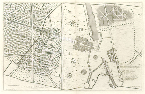 Plan of the Park, Gardens and Plantations of Thorsby in Nottinghamshire
