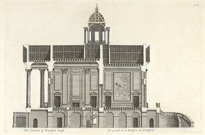 The West Front of Wanstead in Essex the Seat of Sir