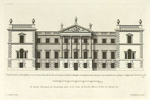 The Garden front of Grimsthorp in the County of Lincoln, (2