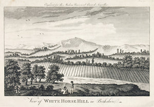 View of White Horse Hill in Berkshire