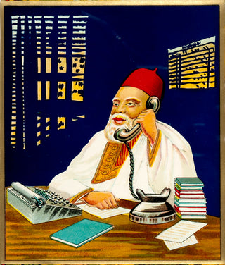 Man at his desk