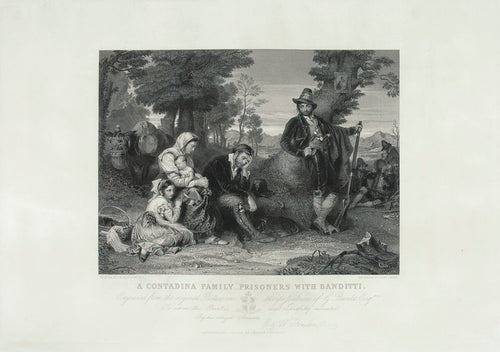 A Contadina Family Prisoners with Banditti