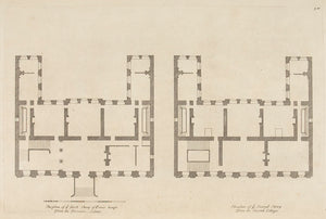 The plan of the first story of Ponvis House