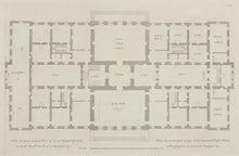 Load image into Gallery viewer, Plan of the principal floor of a new design inscribed to