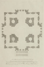 Load image into Gallery viewer, Plan of a new design of a Church of my Invention
