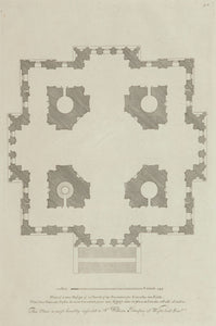 Plan of a new design of a Church of my Invention