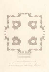 Plan of a new design of a Church of my Invention